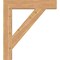 Ekena Millwork Traditional Block Smooth Bracket, Western Red Cedar, 5 1/2"W x 34"D x 38"H BKT06X34X38TRA05SWR - alternate 4